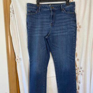 Simply Vera Vera Wang Straight Leg Jeans 16